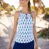 Swim * | Cabana Life Delray Halter Tankini Top