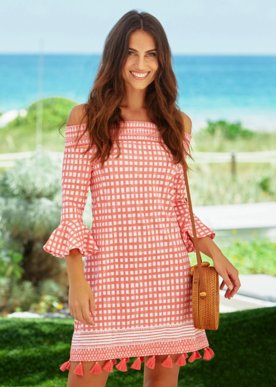 Dresses * | Cabana Life Nantucket Off The Shoulder Dress