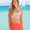 Swim * | Cabana Life Coral Classic Swim Skirt