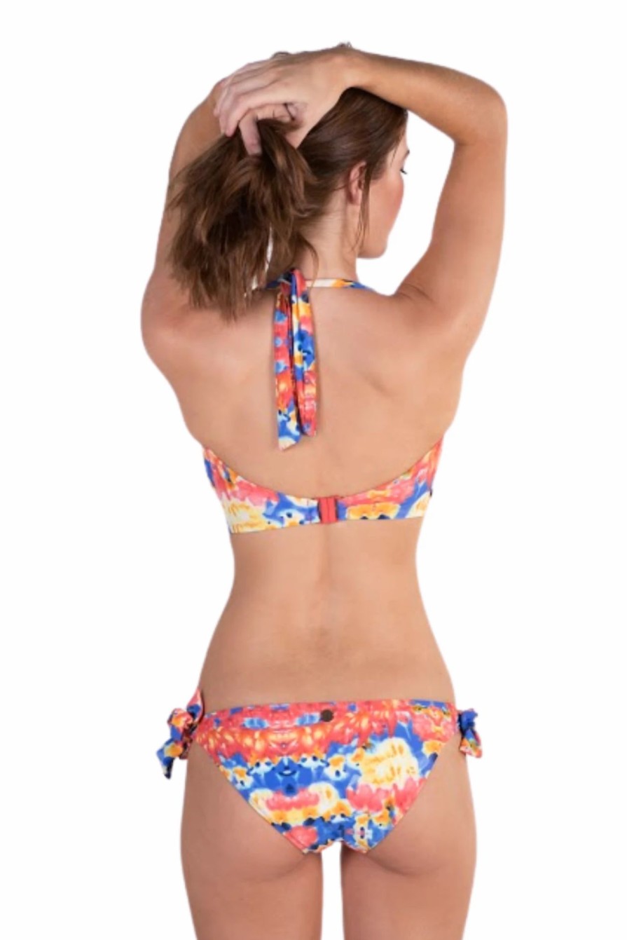 Bikini Tops * | Lilly & Lime Underwire Halter Floral