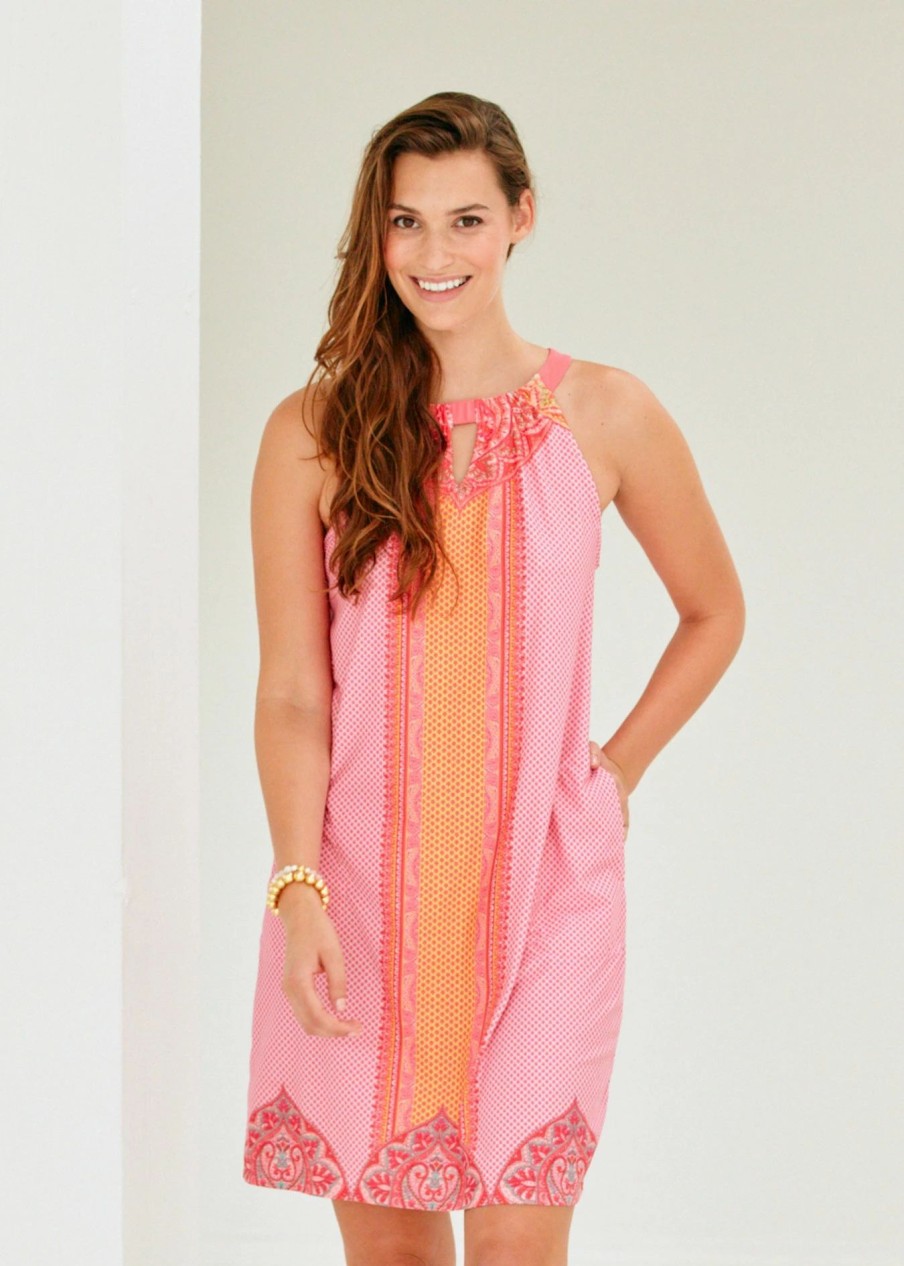 Dresses * | Cabana Life Boca Raton Sleeveless Shift Dress