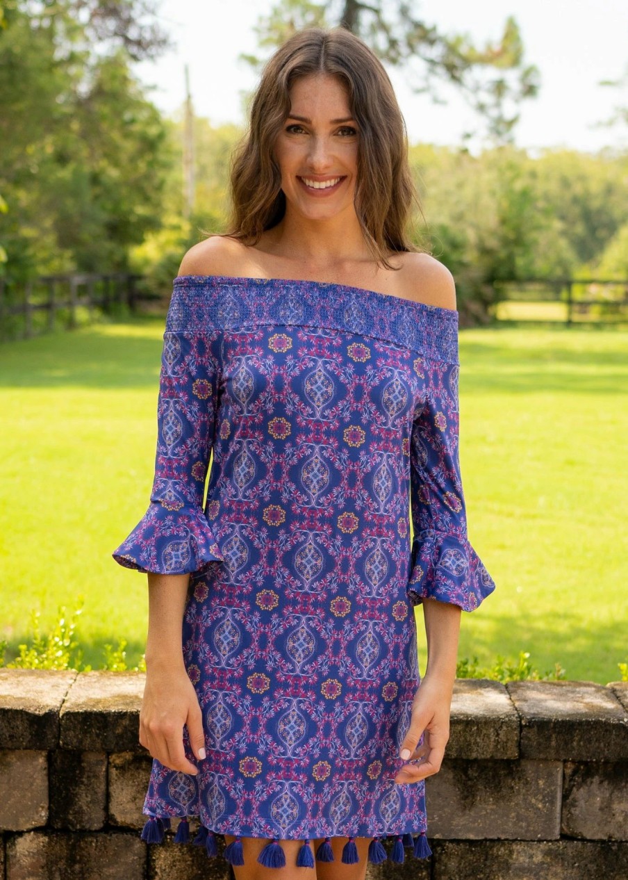 Dresses * | Cabana Life Seattle Off The Shoulder Dress