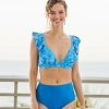 Swim * | Cabana Life Windermere Ruffle Bikini Top