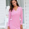 Dresses * | Cabana Life Coral Gables Hooded Cover Up