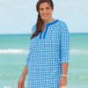 Dresses * | Cabana Life Windermere Embroidered Tunic Dress