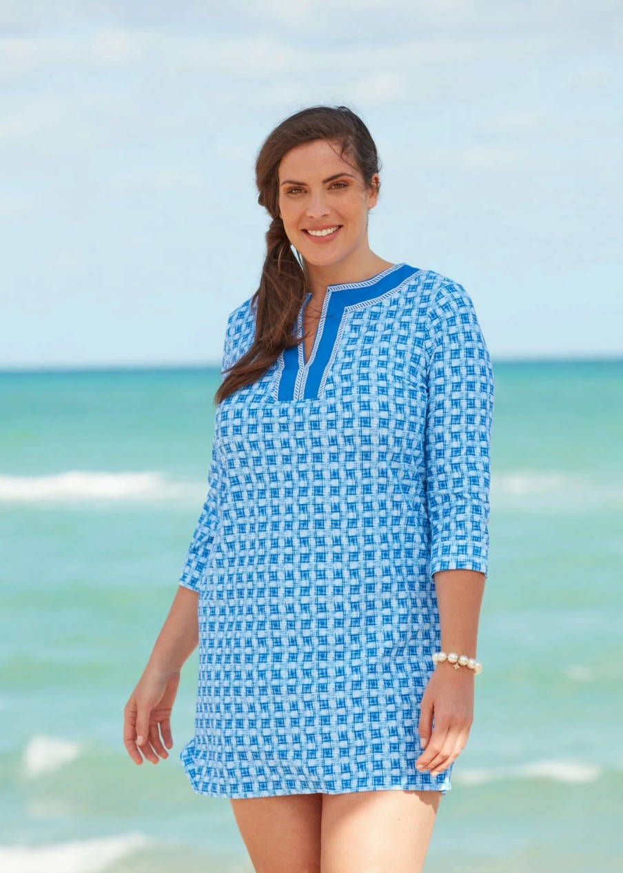 Dresses * | Cabana Life Windermere Embroidered Tunic Dress