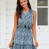 Dresses * | Cabana Life Sanibel Sleeveless Ruffle Dress