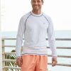 Family * | Cabana Life Men'S Fisher Island Swim Trunks