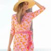 Dresses * | Cabana Life Surfside Beach Wrap Romper