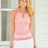 Swim * | Cabana Life Nantucket Halter Tankini Top