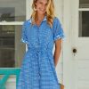 Dresses * | Cabana Life Charleston Shirt Dress