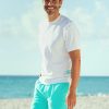 Family * | Cabana Life Men'S White Short Sleeve Rashguard