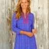 Dresses * | Cabana Life Bar Harbor Embroidered Tunic Dress