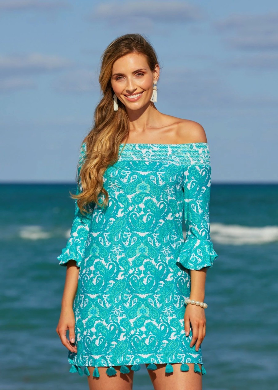 Dresses * | Cabana Life St. Pete Off The Shoulder Dress