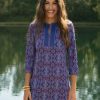 Dresses * | Cabana Life Seattle Embroidered Tunic Dress