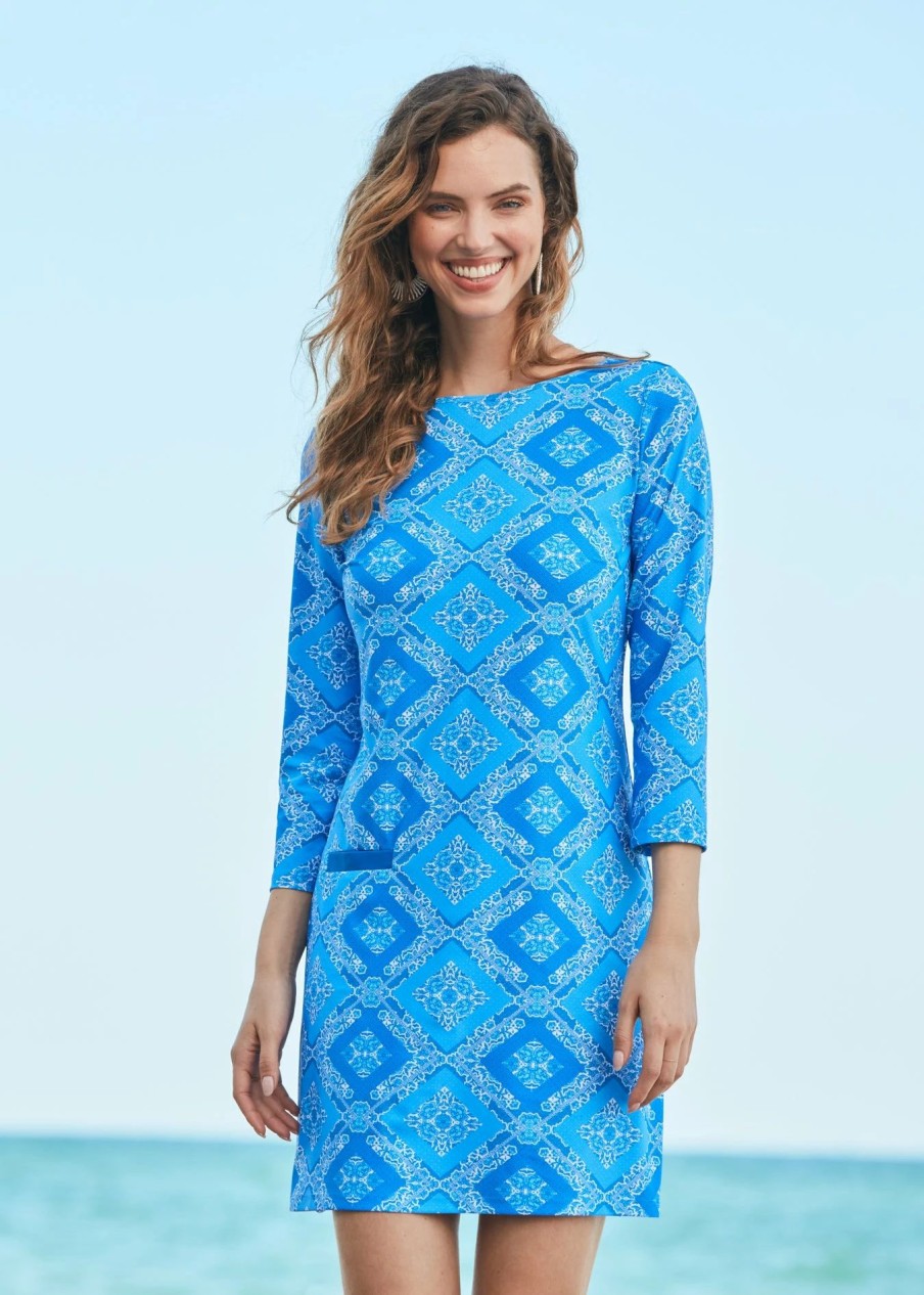 Dresses * | Cabana Life Windermere Cabana Shift Dress