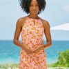 Dresses * | Cabana Life Surfside Beach Sleeveless Shift Dress