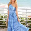 Dresses * | Cabana Life Windermere One Shoulder Maxi Dress