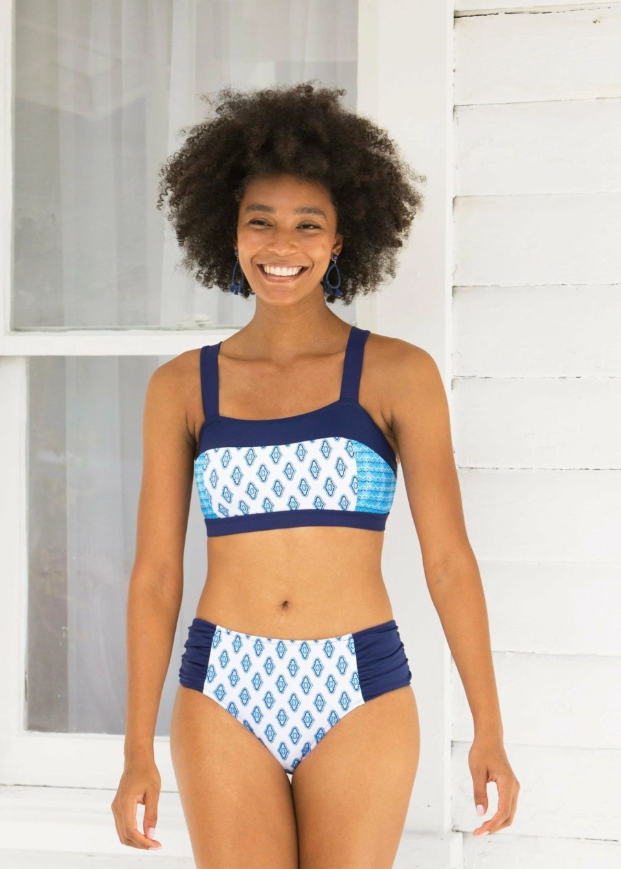 Swim * | Final Sale Seascape Bikini Top