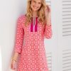 Dresses * | Cabana Life Coral Gables Embroidered Tunic Dress