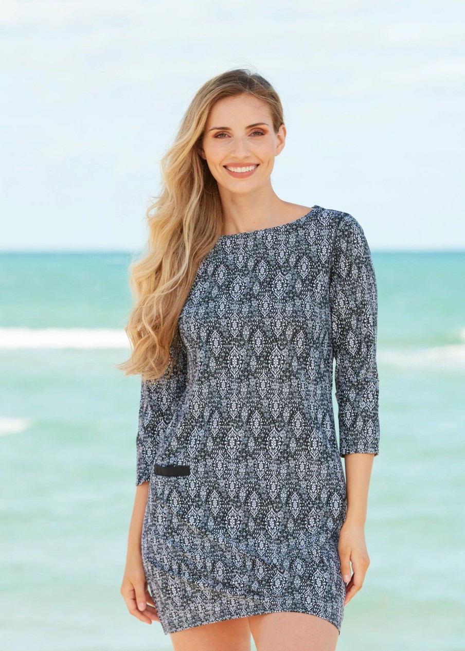 Dresses * | Cabana Life Sanibel Cabana Shift Dress