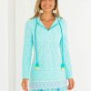 Dresses * | Cabana Life Coastal Cottage Hooded Cover Up